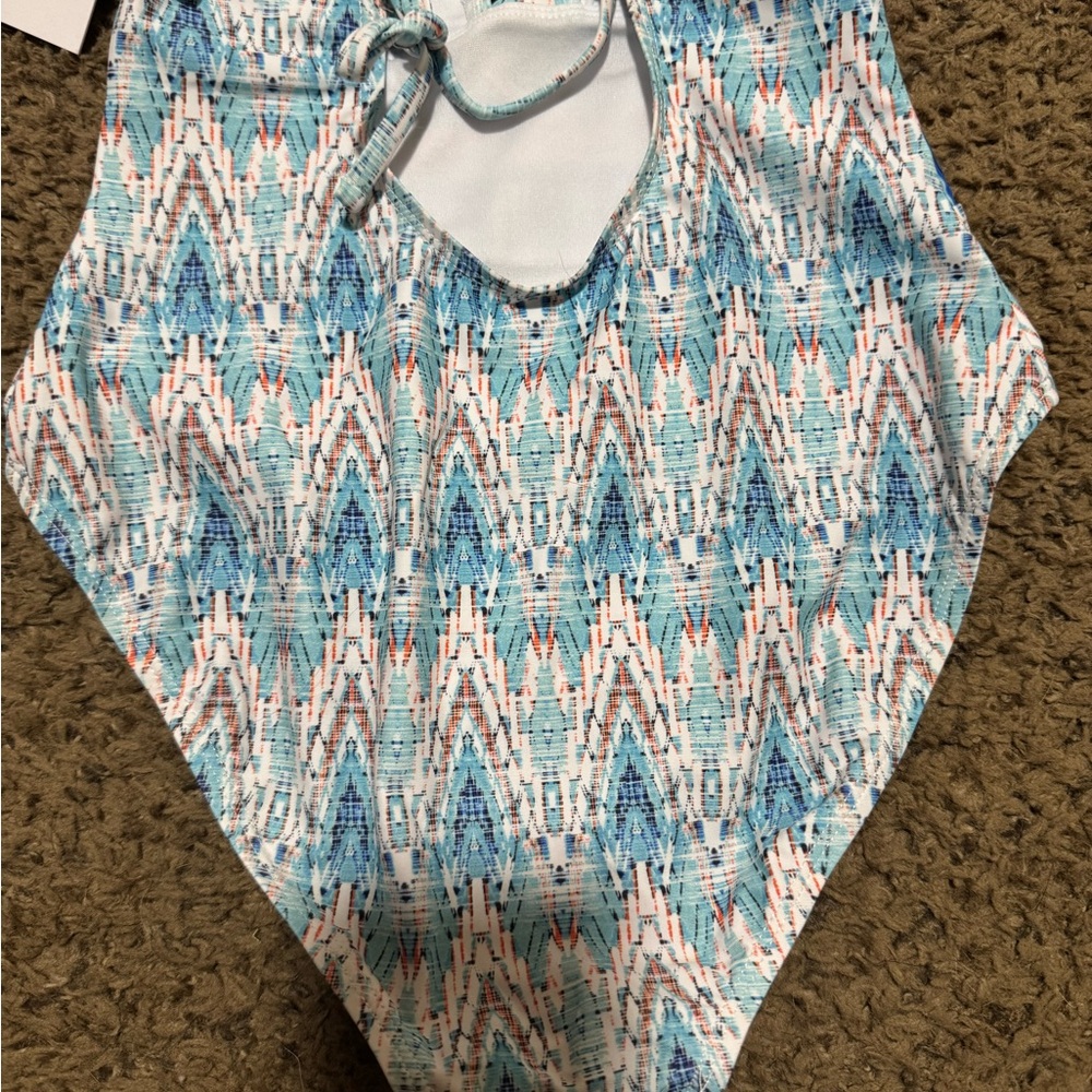 Colorful Patterned One-Piece Swimsuit - Picture 3 of 5